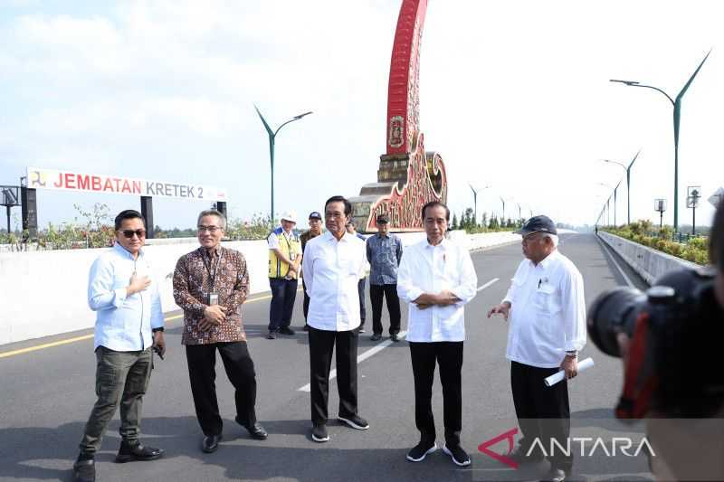 Diresmikan Presiden, Jembatan Kretek II Jadi Bangunan Ikonik di Bantul