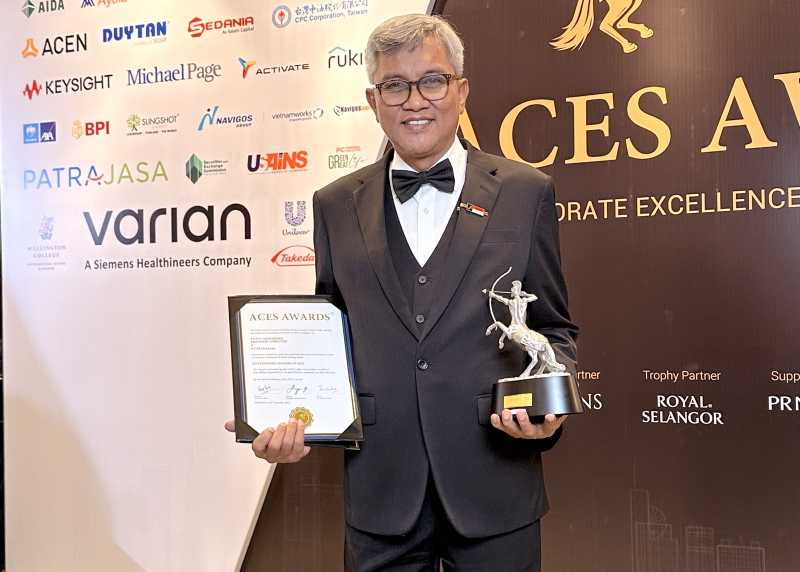Dirut Patra Jasa Raih Penghargaan Tingkat Regional,  Asia Corporate Excellence & Sustainability (ACES) Award