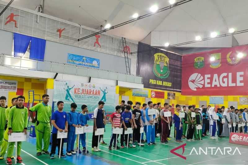 Disbudpora Kabupaten Bekasi Gelar Kejuaraan Bulu Tangkis Pelajar