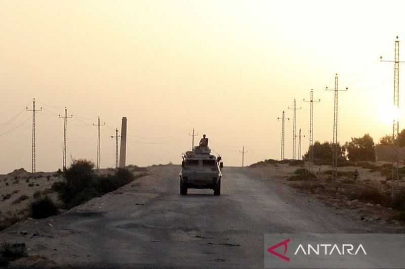 Diserang Kelompok Milisi, Satu Perwira dan 10 Tentara Tewas Diberondong Tembakan di Semenanjung Sinai Mesir