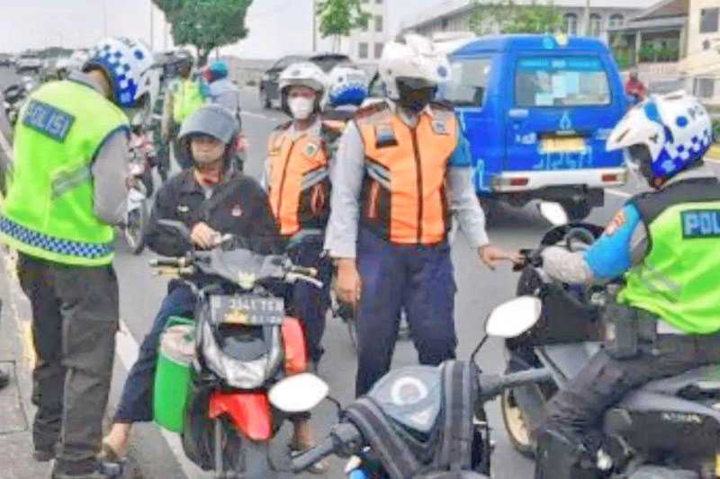 Dishub DKI tindak 623 kendaraan bermotor melawan arah