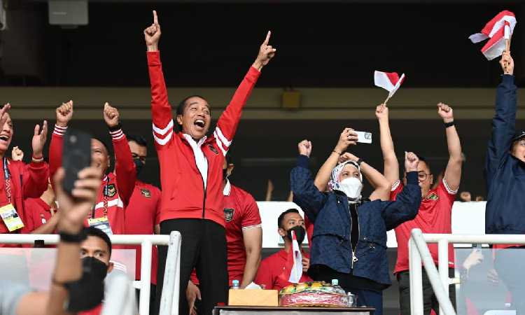 Ditahan Imbang Thailand, Jokowi Tetap Optimis Indonesia Juara Piala AFF 2022
