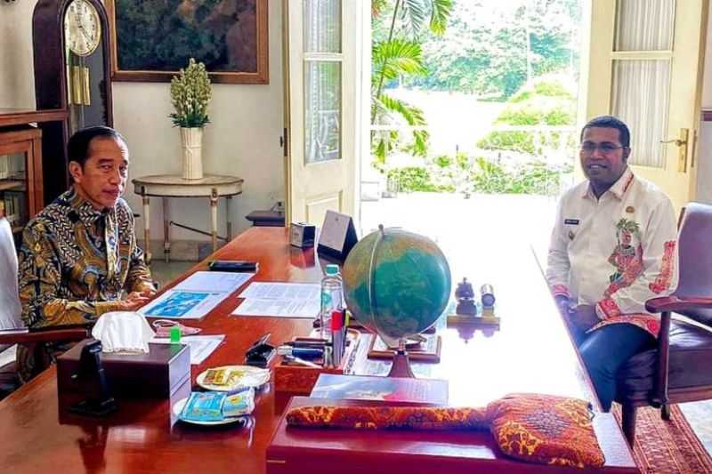 Diundang Presiden Jokowi ke Istana Bogor, Bupati Biak Numfor Minta Percepatan Pembangunan Wilayahnya