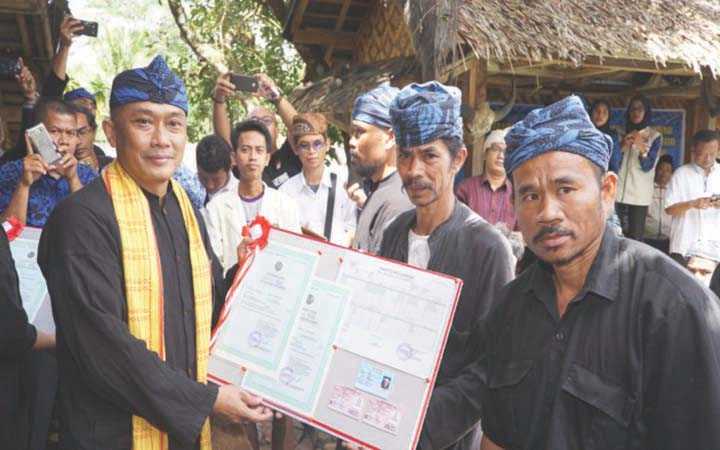 Dokumen Kependudukan untuk Baduy Diterbitkan