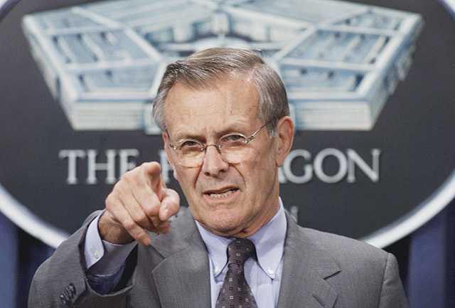 Donald Rumsfeld Arsitek Perang Irak Wafat