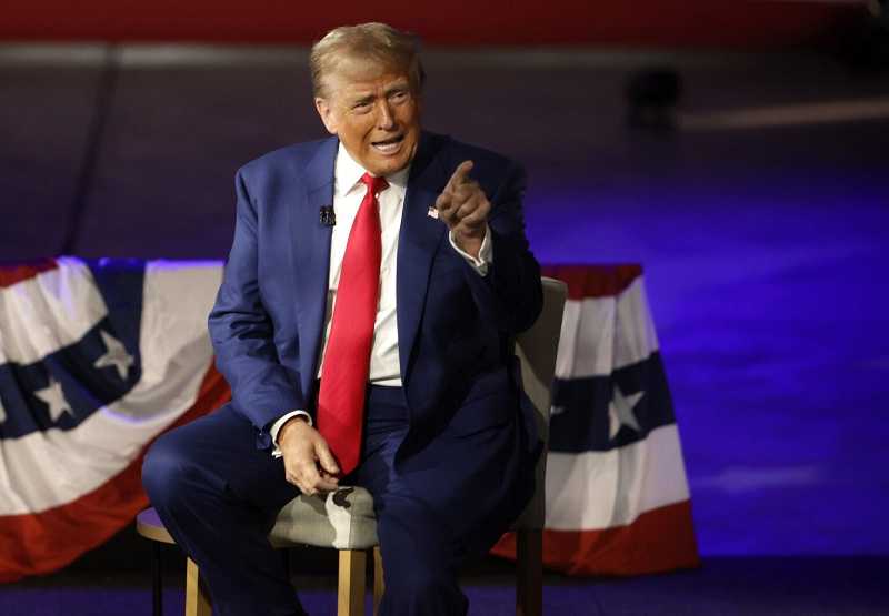 Donald Trump Tolak Ajakan Kamala Harris untuk Debat Oktober