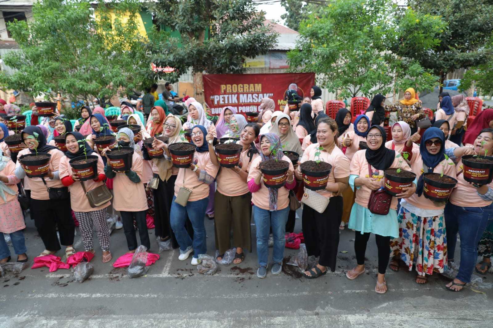 Dorong Ketahanan Pangan di Jakarta, Relawan Mak Ganjar Tanam Ratusan Pohon Cabai 4