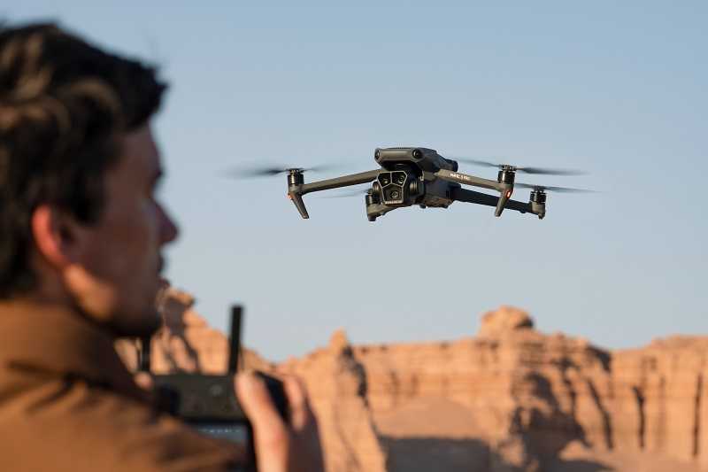 Drone Tiga Kamera untuk Kebutuhan Sinematografi