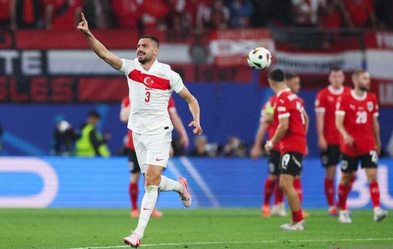 Dua Gol Merih Demiral Antarkan Turki ke Perempat final Piala Eropa