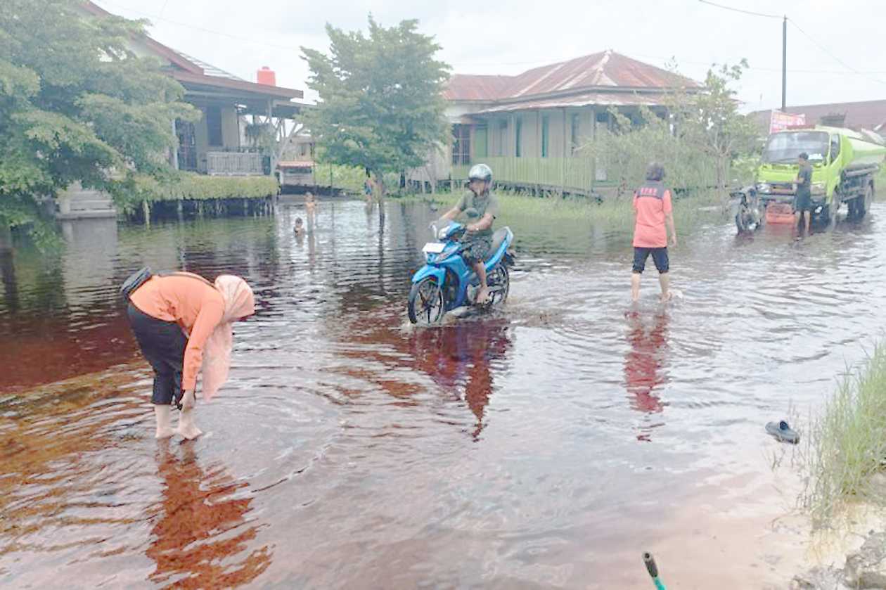 Dua Kelurahan di Palangka Raya Masih Terendam Banjir Luapan Sungai