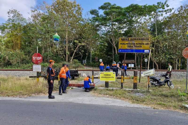 Dua Perlintasan Sebidang di Kulon Progo-Sukoharjo Ditutup Daop 6 Yogyakarta