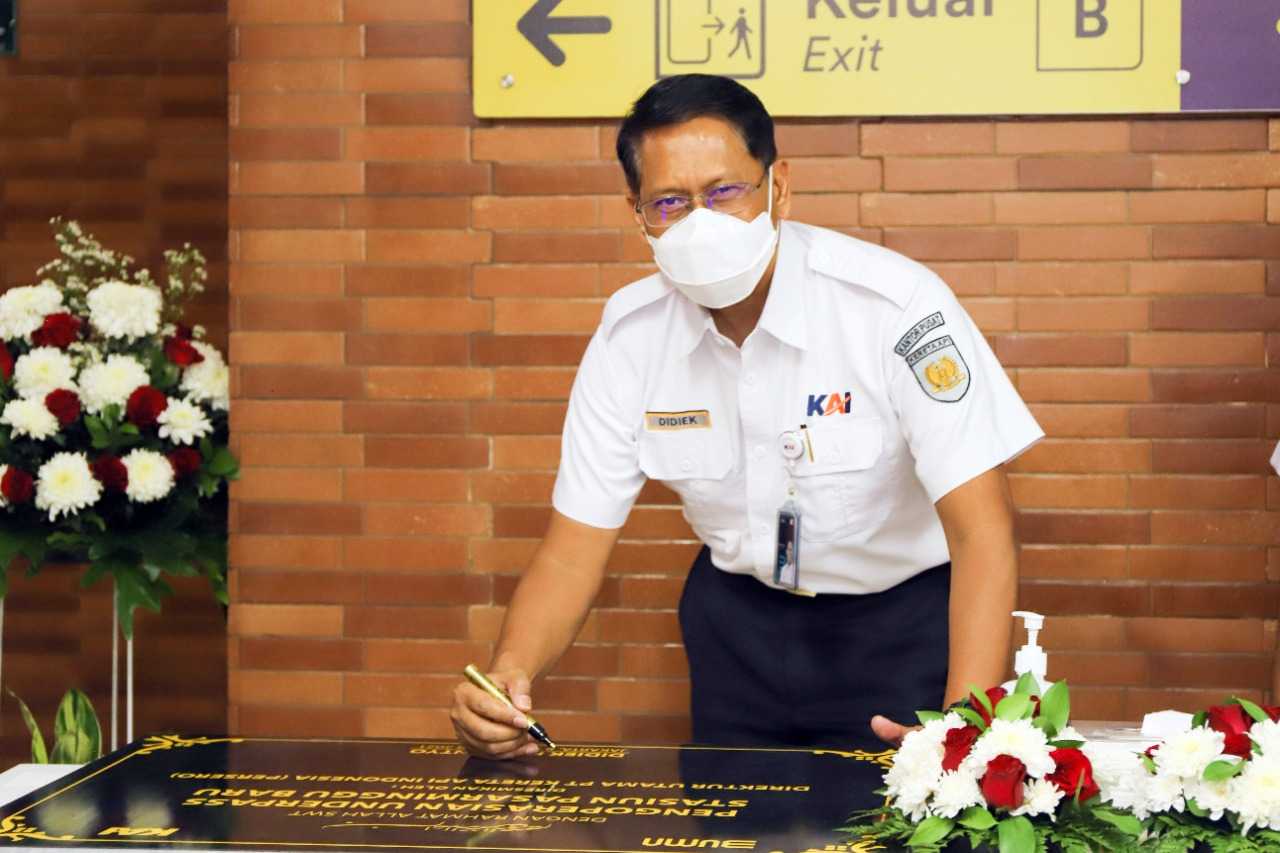 Dua 'Underpass' di Stasiun Universitas Pancasila dan Pasar Minggu Resmi Beroperasi