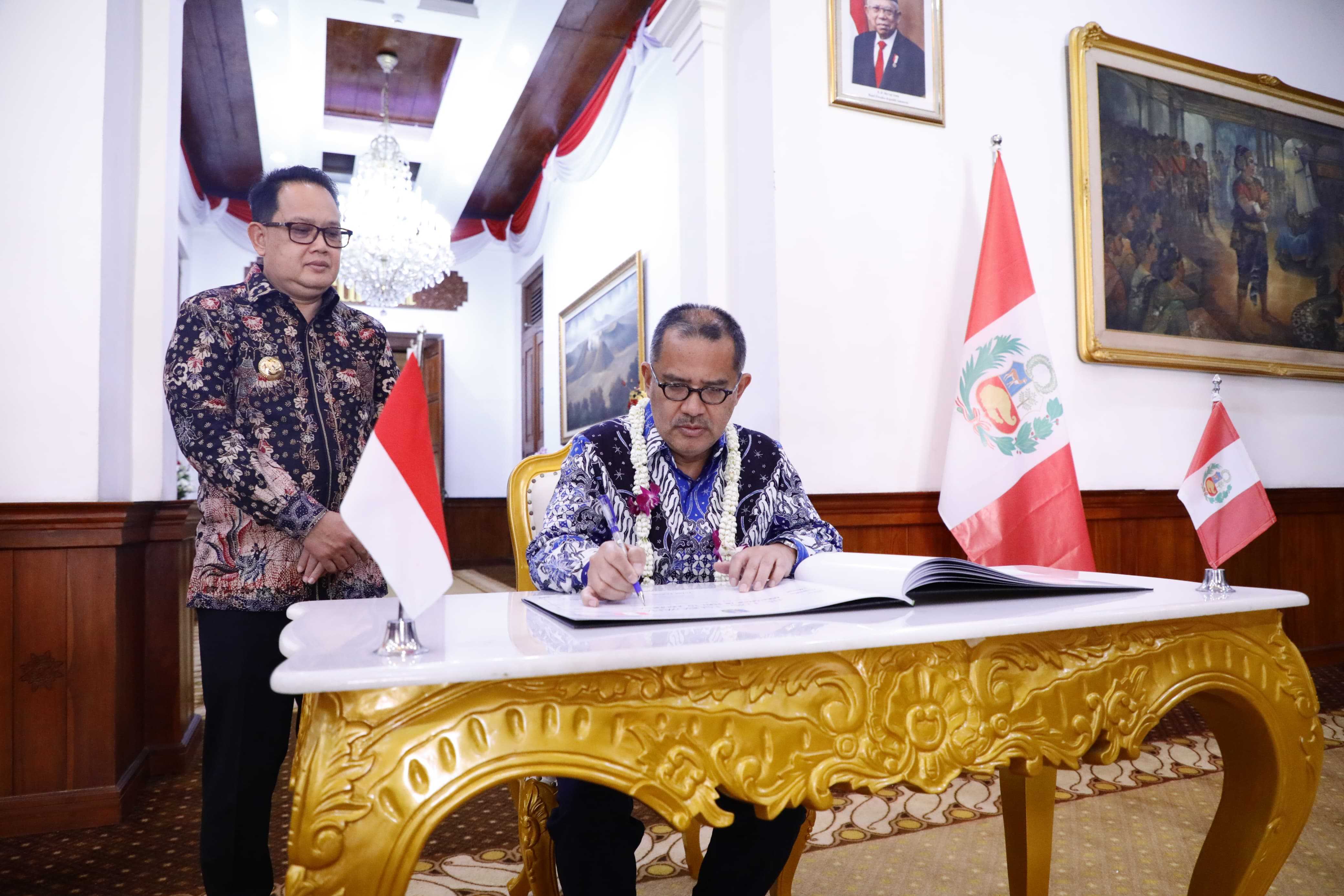 Dubes Peru Undang Delegasi Dagang Jatim Hadiri Konferensi Perdagangan Dunia