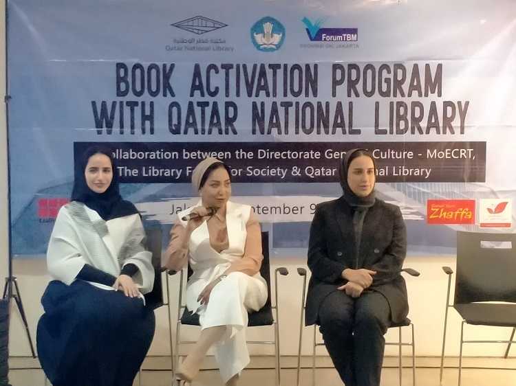 Dubes Qatar untuk RI Fawziya Edrees Apresiasi 'Book Activation Program with Qatar National Library' di TIM