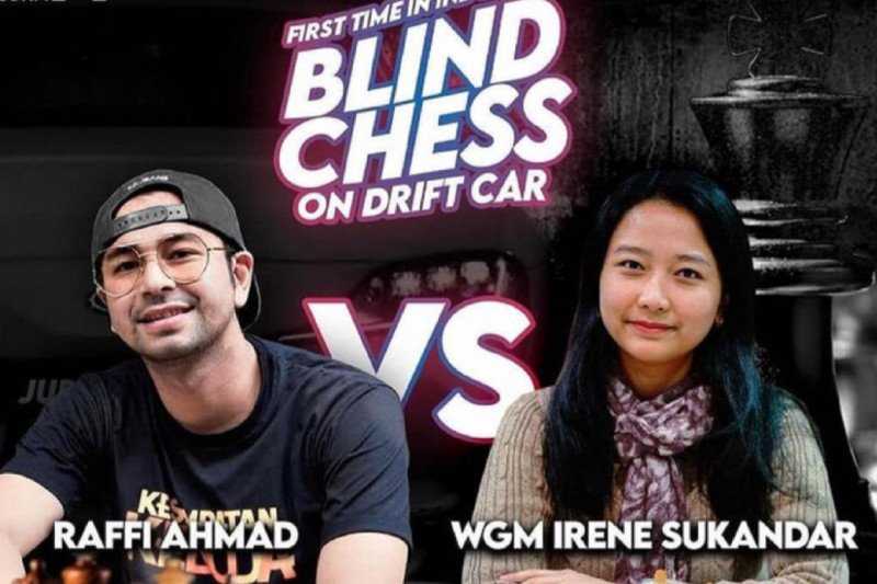 Duel Catur Irene Sukandar VS Raffi Ahmad Catatkan Rekor MURI