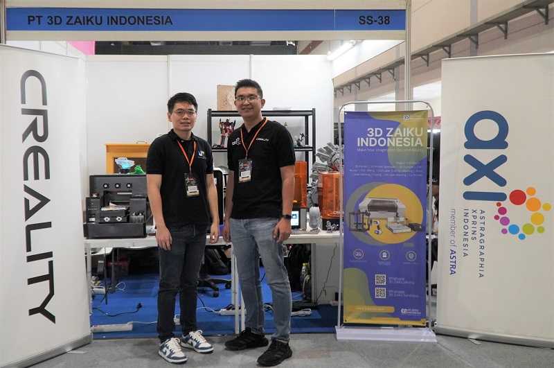 Dukung Budaya Pop AXI Perkenalkan Pencetakan 3D di Indonesia Comic Con 2023