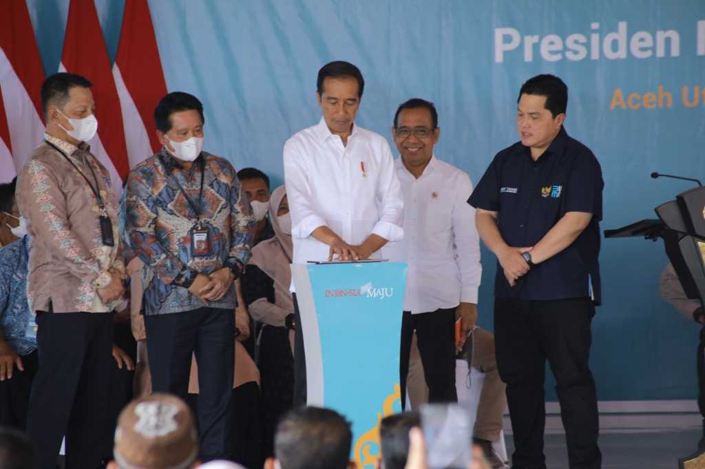 Dukung Ketahanan Pangan, Presiden Jokowi Luncurkan Kartu Tani Digital dan KUR BSI di Aceh 1