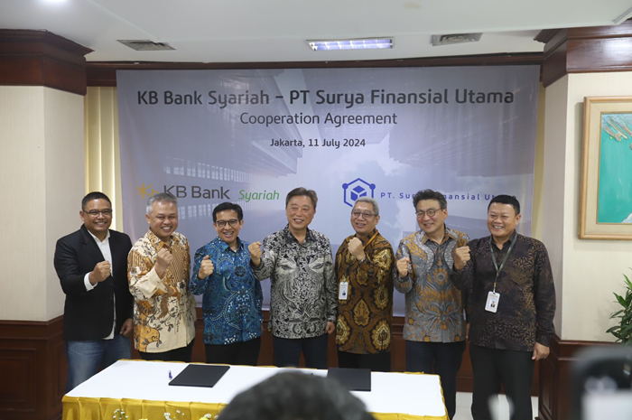 Dukung Komunitas Muslim Indonesia, KB Bank Syariah Gaet Fintech SFU Muhammadiyah  untuk Mengakses 12 Juta Calon Nasabah