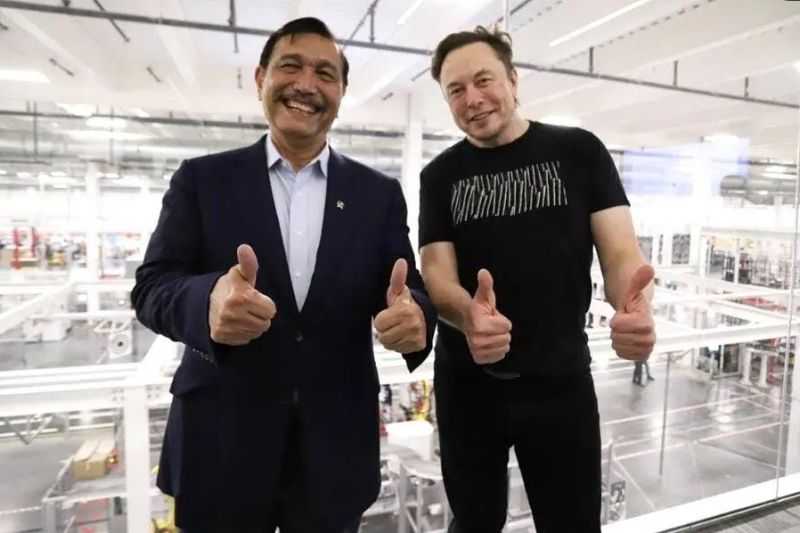 Elon Musk Tertarik Nikel Indonesia untuk Bahan Baku Mobil Listrik, Luhut Undang Bos Tesla Ini Hadiri G20