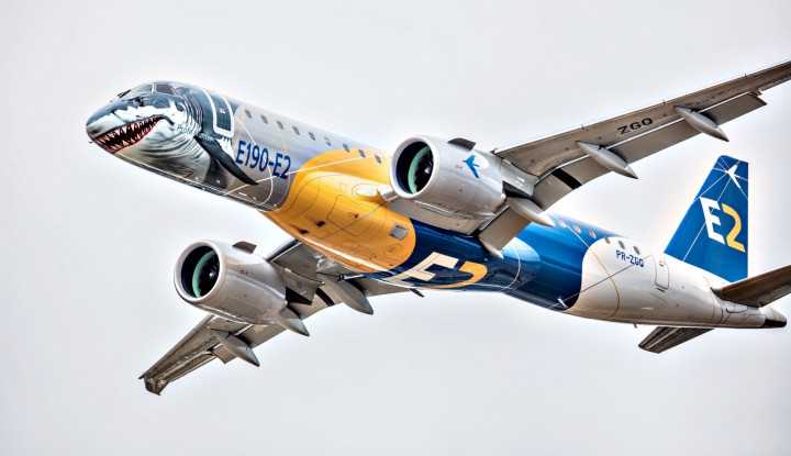 Embraer Sebut Sertifikasi Pesawat E190-E2 Membuka Banyak Peluang Bisnis