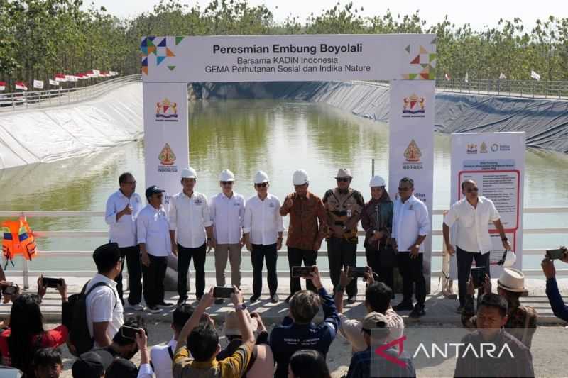 Embung di Boyolali untuk Dukung Perhutanan Sosial