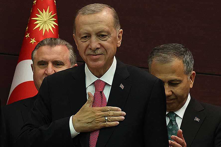 Erdogan Umumkan Kabinet Baru Usai Pelantikan