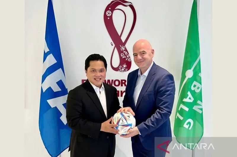 Erick Thohir: Presiden FIFA  Gianni Infantino Akan ke Indonesia 18 Oktober
