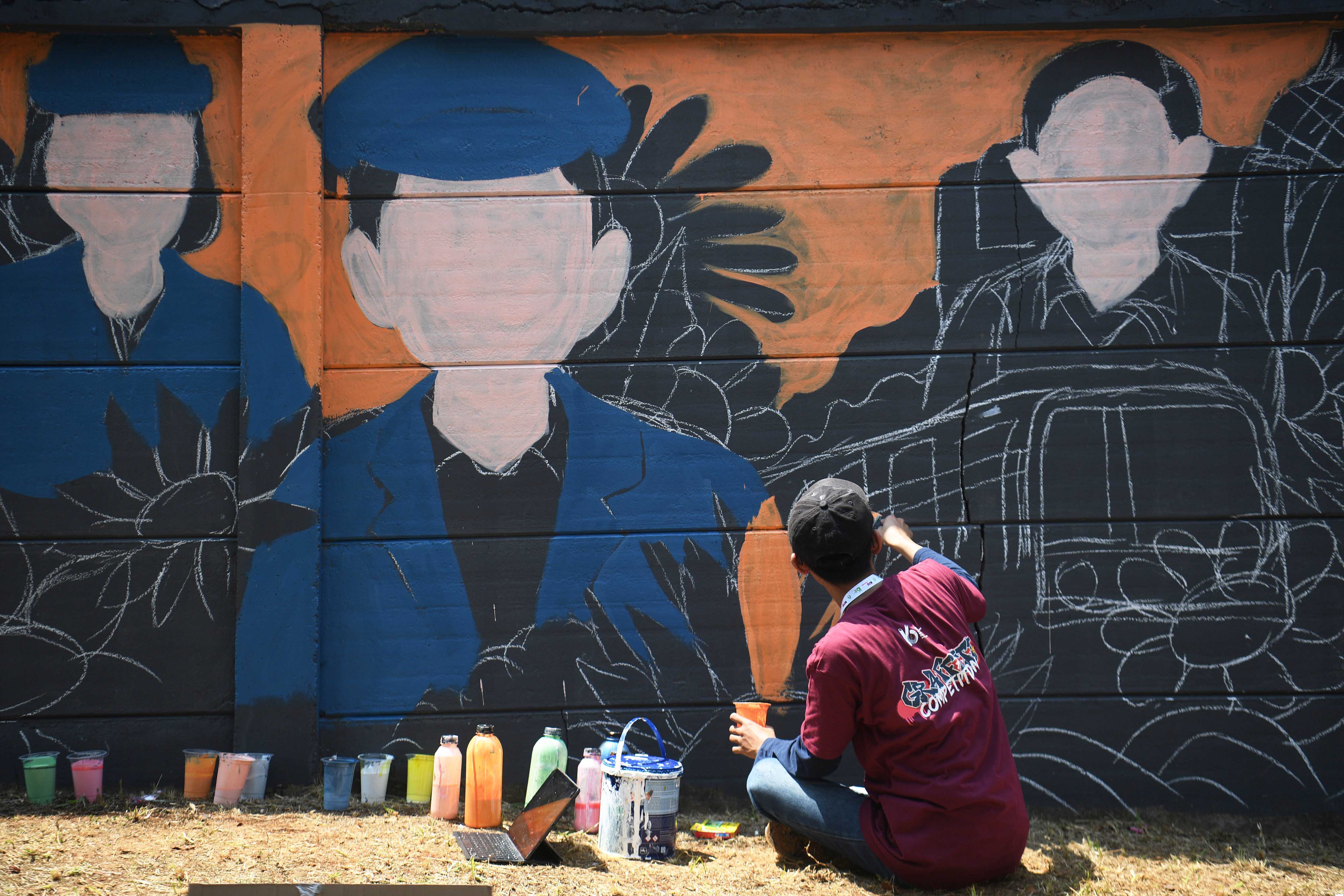 Festival Mural dan Grafiti di Depok