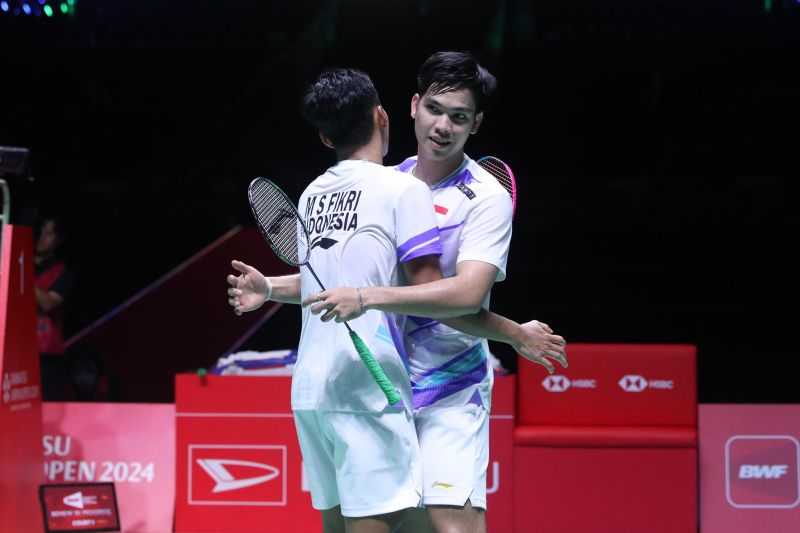 Fikri/Daniel Terhenti di Semifinal, Ditaklukkan Juara Dunia