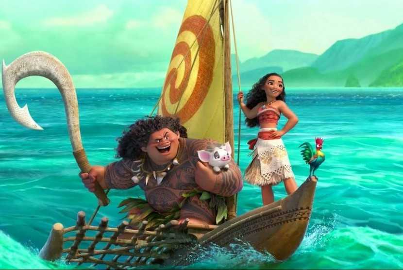 Film 'Moana' Aksi Karya Dwayne Johnson Diangkat dari Mitos Polinesia
