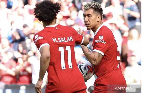 Firmino Selamatkan Liverpool dari Kekalahan Lawan Aston Villa