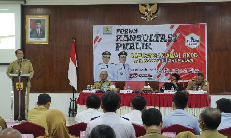 Forum Komunikasi Awal RKPD, Pemkab Wonogiri Fokus Tangani Empat Masalah