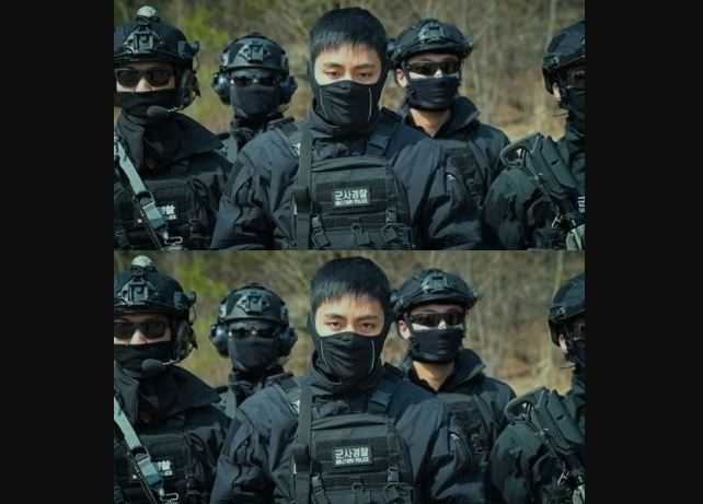 Foto V-BTS Berseragam Khusus Polisi Anti-terorisme Terungkap di Facebook