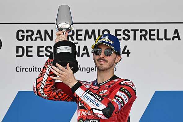 Francesco Bagnaia Juara MotoGP Spanyol