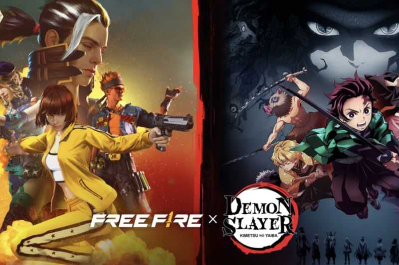 Free Fire Hadirkan Kolaborasi dengan Anime Demon Slayer