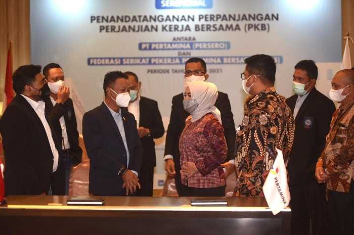 FSPPB-Pertamina Perpanjang Perjanjian Kerja Bersama