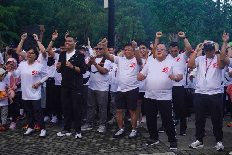 Fun Walk Dalam Rangkaian Digiland 2023 Diikuti Ribuan Karyawan Telkom Group 2