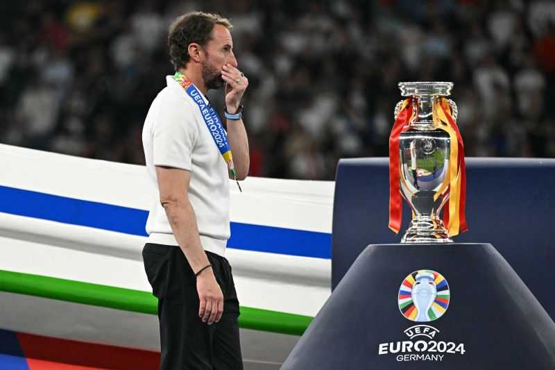 Gagal di Dua Final Piala Eropa, Gareth Southgate Pikir-pikir untuk Latih Lagi Inggris