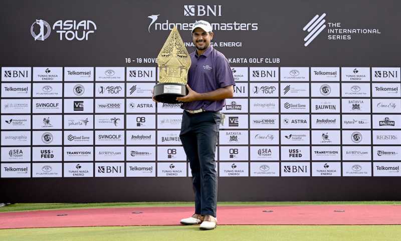 Gaganjeet Bhullar juara BNI Indonesian Masters 2023 4