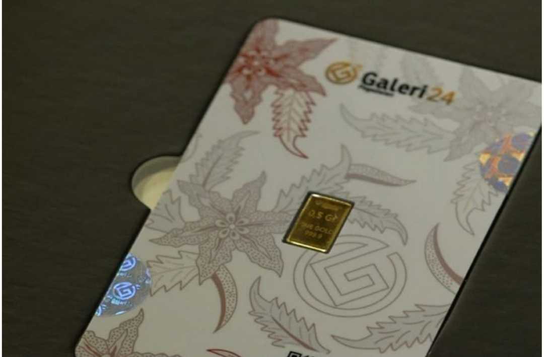 Galeri 24 Luncurkan Emas Batangan Motif Batik Indonesia