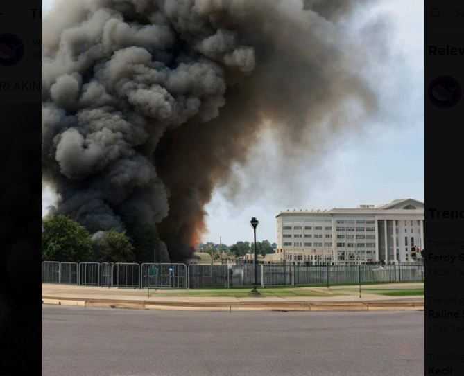 Gambar Palsu Ledakan di Pentagon Viral, Pasar Saham Panik