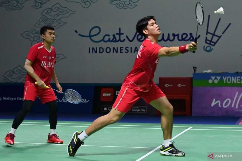 Ganda Putra Cetak Sejarah! All Indonesia Semifinal di Singapore Open 2022