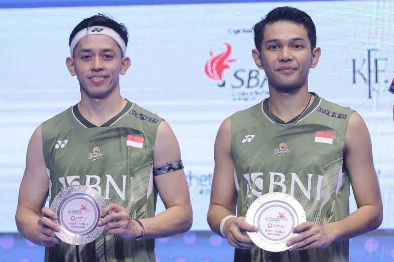 Ganda Putra Fajar/Rian Tak Ingin Berpuas Diri dan Siap Bangkit di Indonesia Open