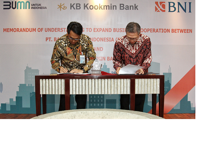 Gandeng Kookmin Bank, BNI Bidik Peluang Baru di Bisnis Internasional