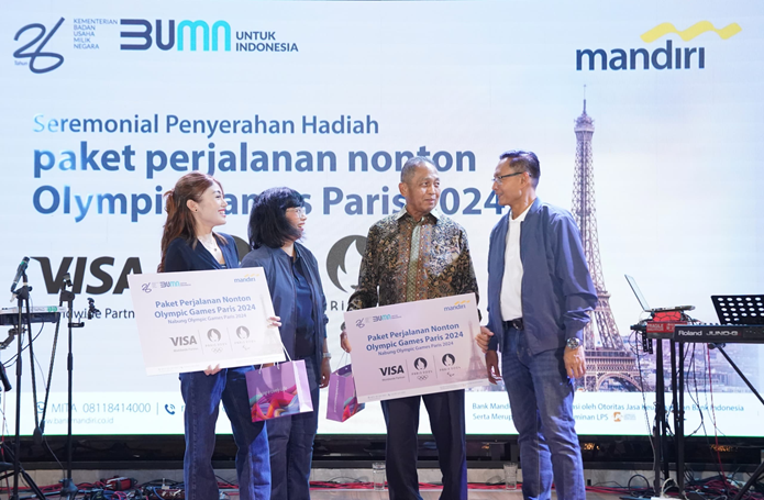 Gandeng Visa, Bank Mandiri Ajak Nasabah Setia Nonton Langsung Olimpiade Paris 2024