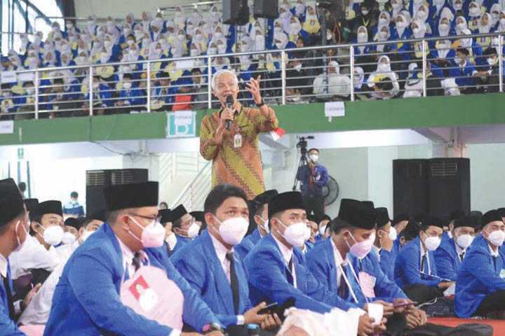 Ganjar Ajak Mahasiswa Ikut Cegah 'Stunting' di Jateng