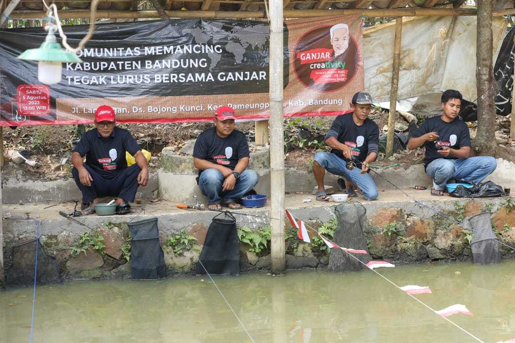 Ganjar Creativity Kampanyekan Pentingnya Konsumsi Ikan Lewat Lomba Mancing Mania