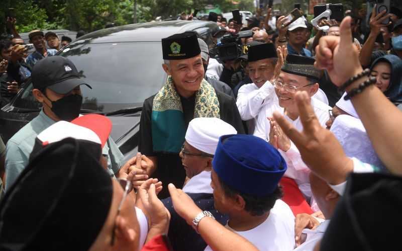 Ganjar Kagum dengan Antusiasme Warga Lampung saat Kampanye Terbuka di Kalianda