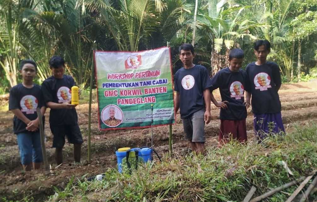 Ganjar Milenial Center Banten Gelar Workshop Bersama Petani Muda Mandalawangi
