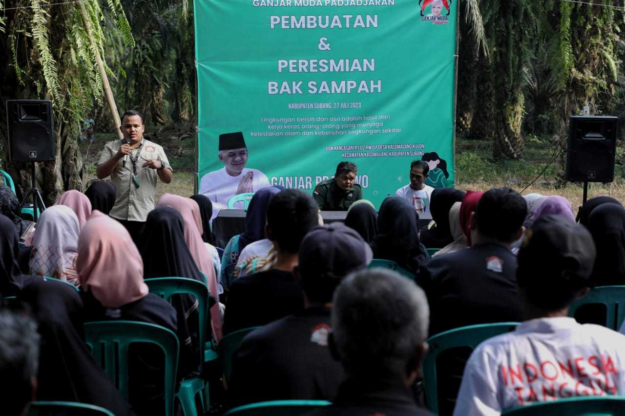 Ganjar Muda Padjadjaran Bangun Bak Sampah Buat Warga Desa di Subang 2